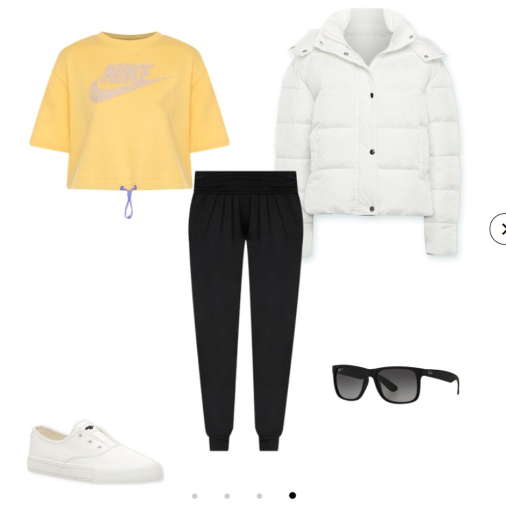 White Puffer Jacket - image 2